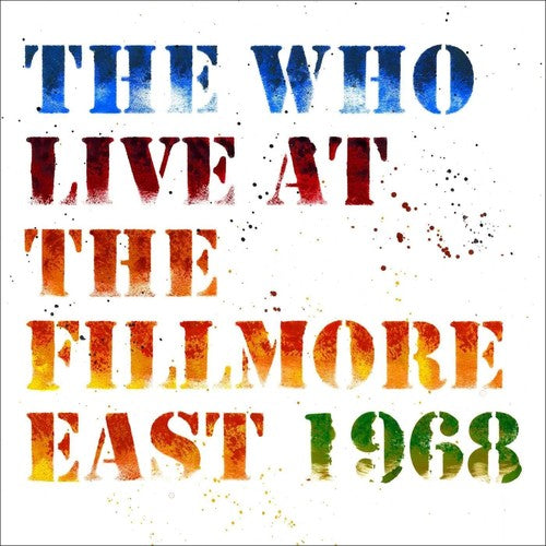 The Who - Live At the Fillmore East 1968 - 50th Anniversary Triple Vinyl LP Set