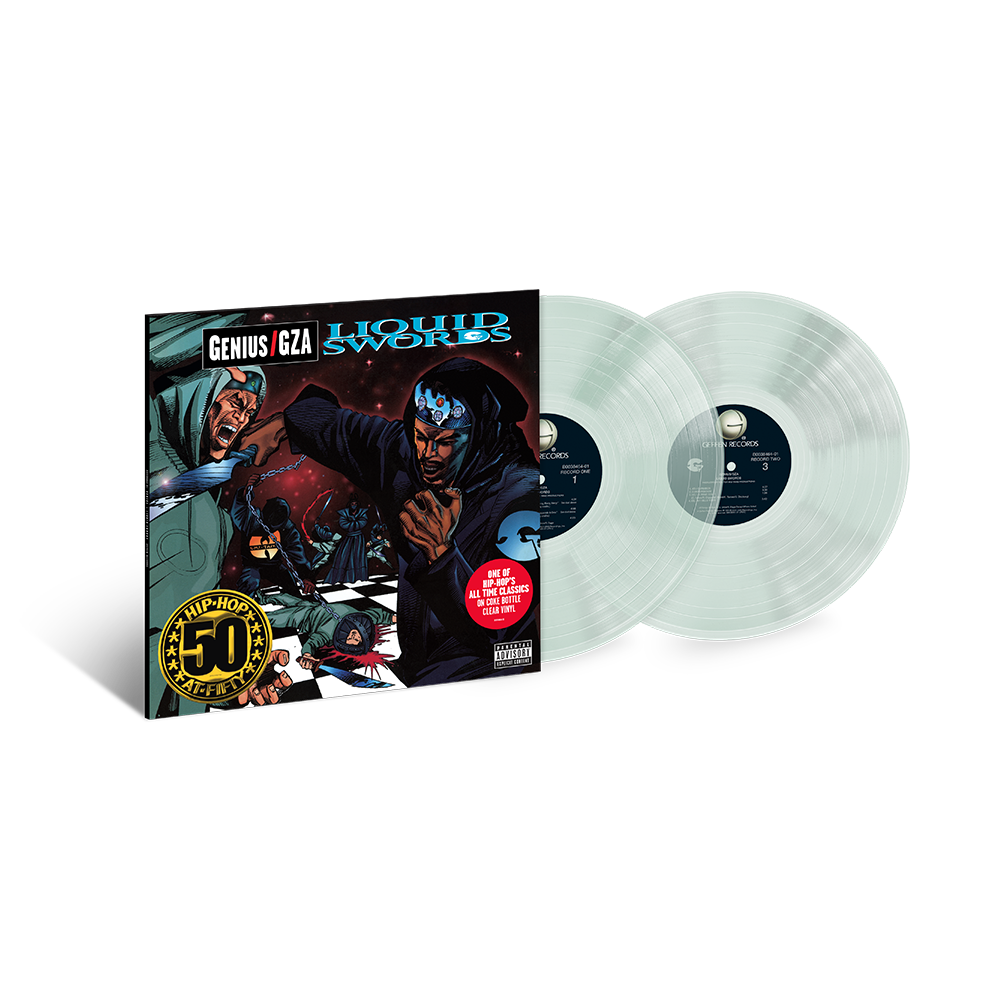 Limited Edition Clear Vinyl Liquid Swords Album by GZA