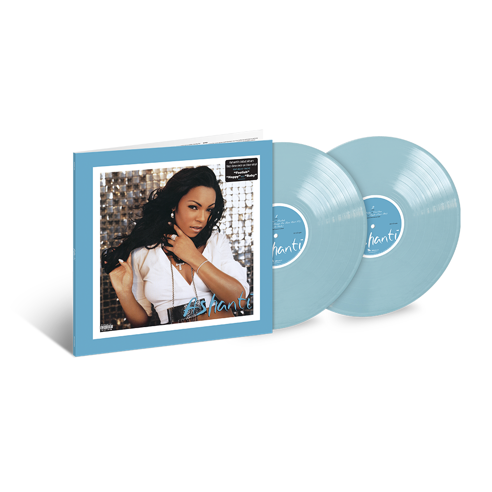 Limited Edition Baby Blue Vinyl: Ashanti's Debut Album