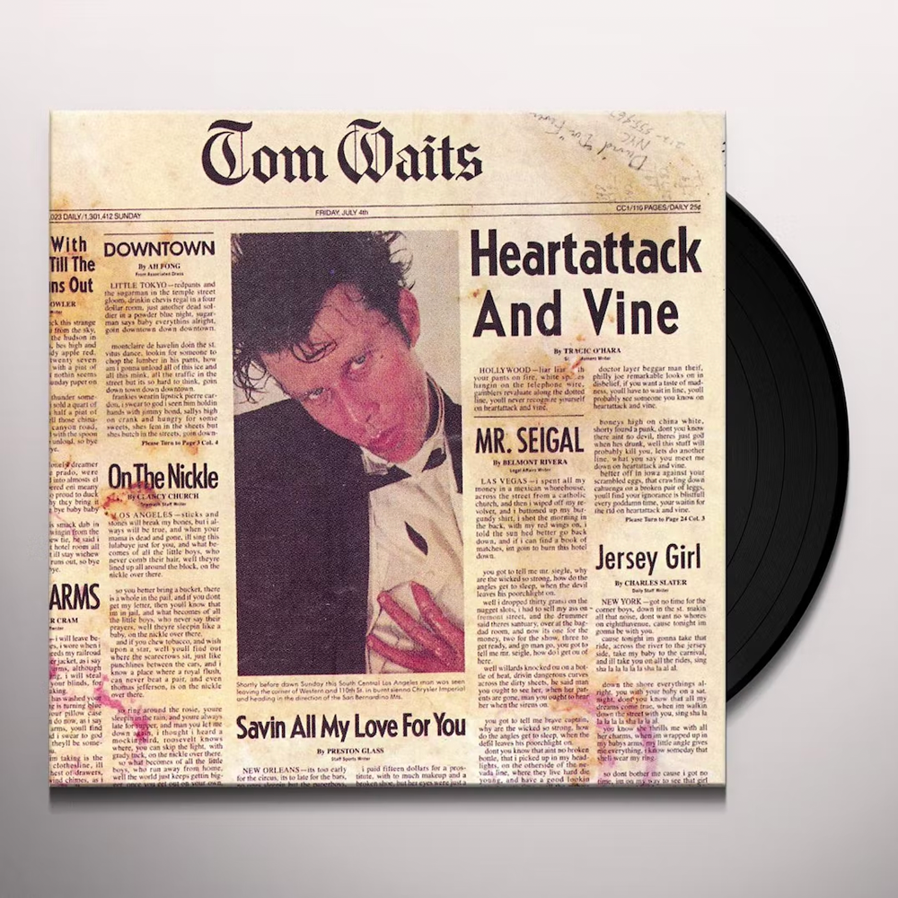 Heartattack and Vine - A Classic Vinyl LP Album by Tom Waits