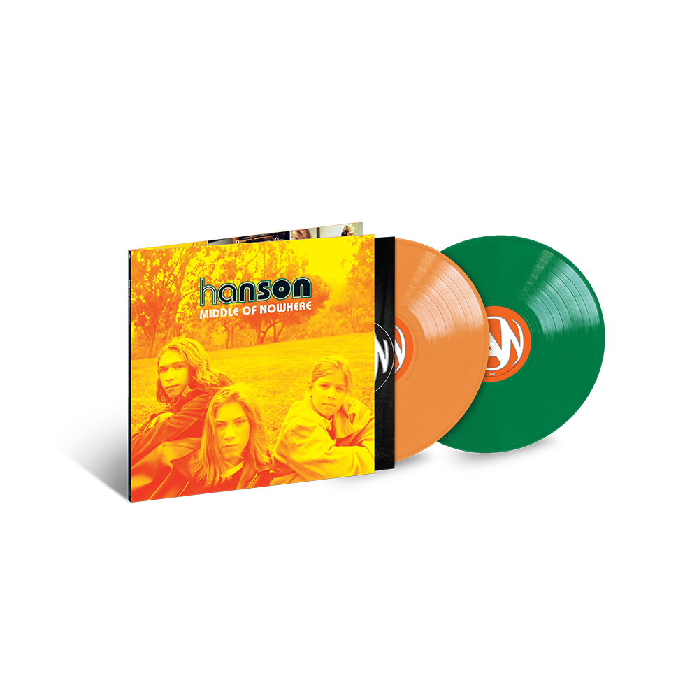 Limited Edition Orange/Green Vinyl Record - Hanson's Debut Multi - Platinum Pop Album 'Middle Of Nowhere'