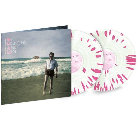 My Head Is an Animal Vinyl LP with Pink Splatter Design