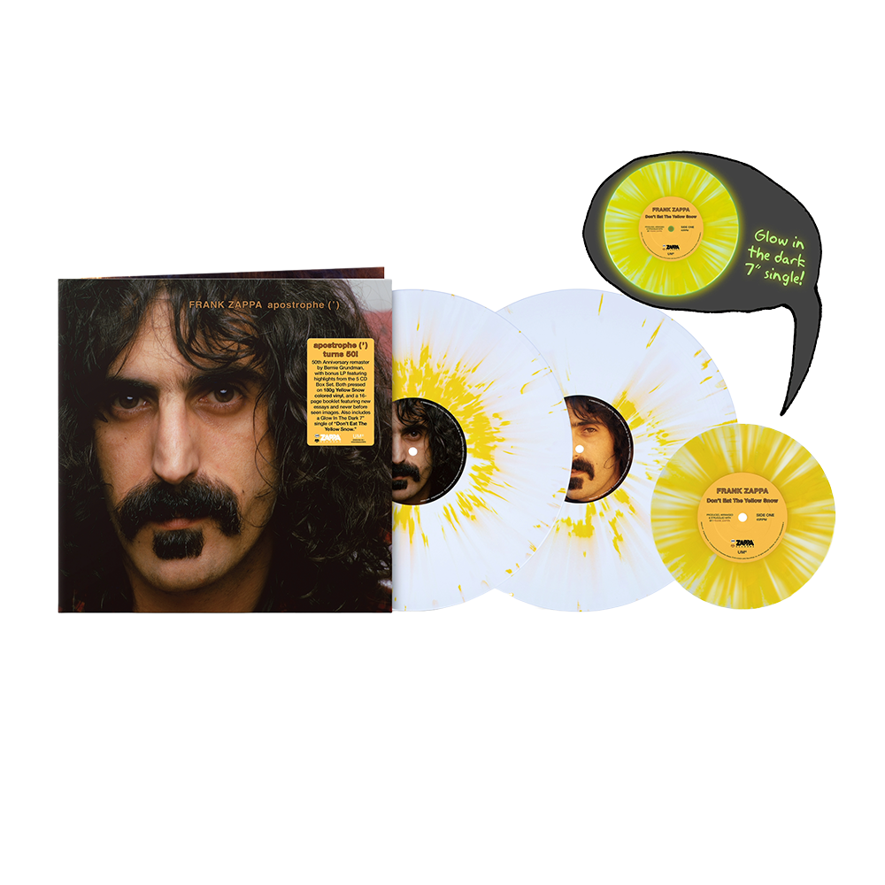 Apostrophe (') Yellow Snow Special Limited Edition Vinyl Album - 50th Anniversary Commemorative Version