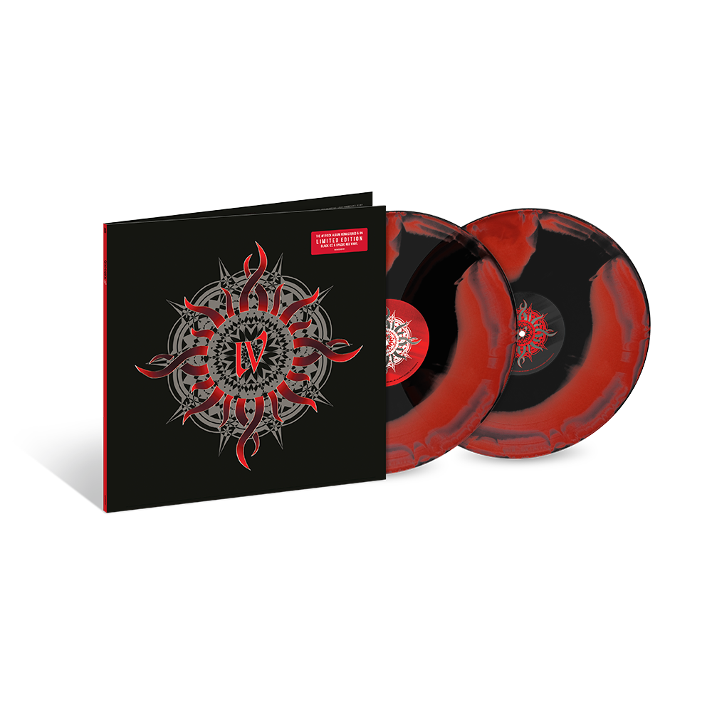 Limited Edition IV 2LP Vinyl in Red & Black Splatter Design