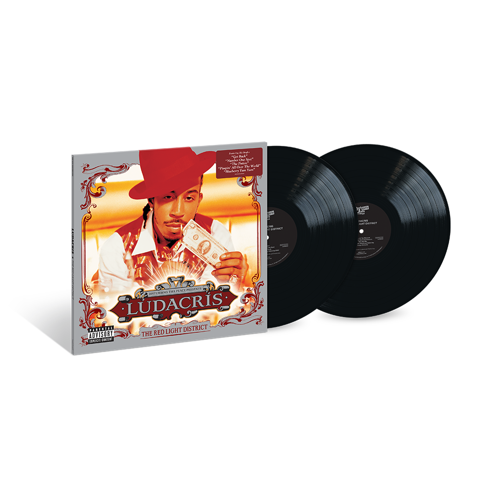 Ludacris's Fifth Studio Album - The Red Light District Standard Black 2LP Vinyl Record