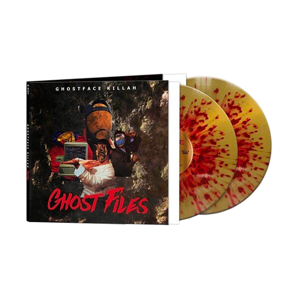 Limited Edition Gold and Red Splatter Ghost Files - Bronze Tape/Propane Tape from Hip - Hop Artistry