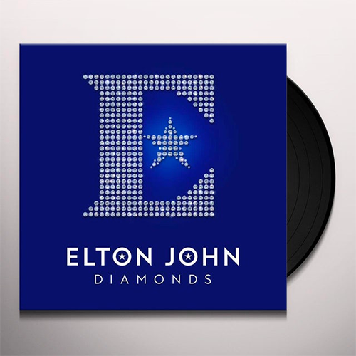 Elton John's Iconic Diamond - Greatest Hits Vinyl LP Collection