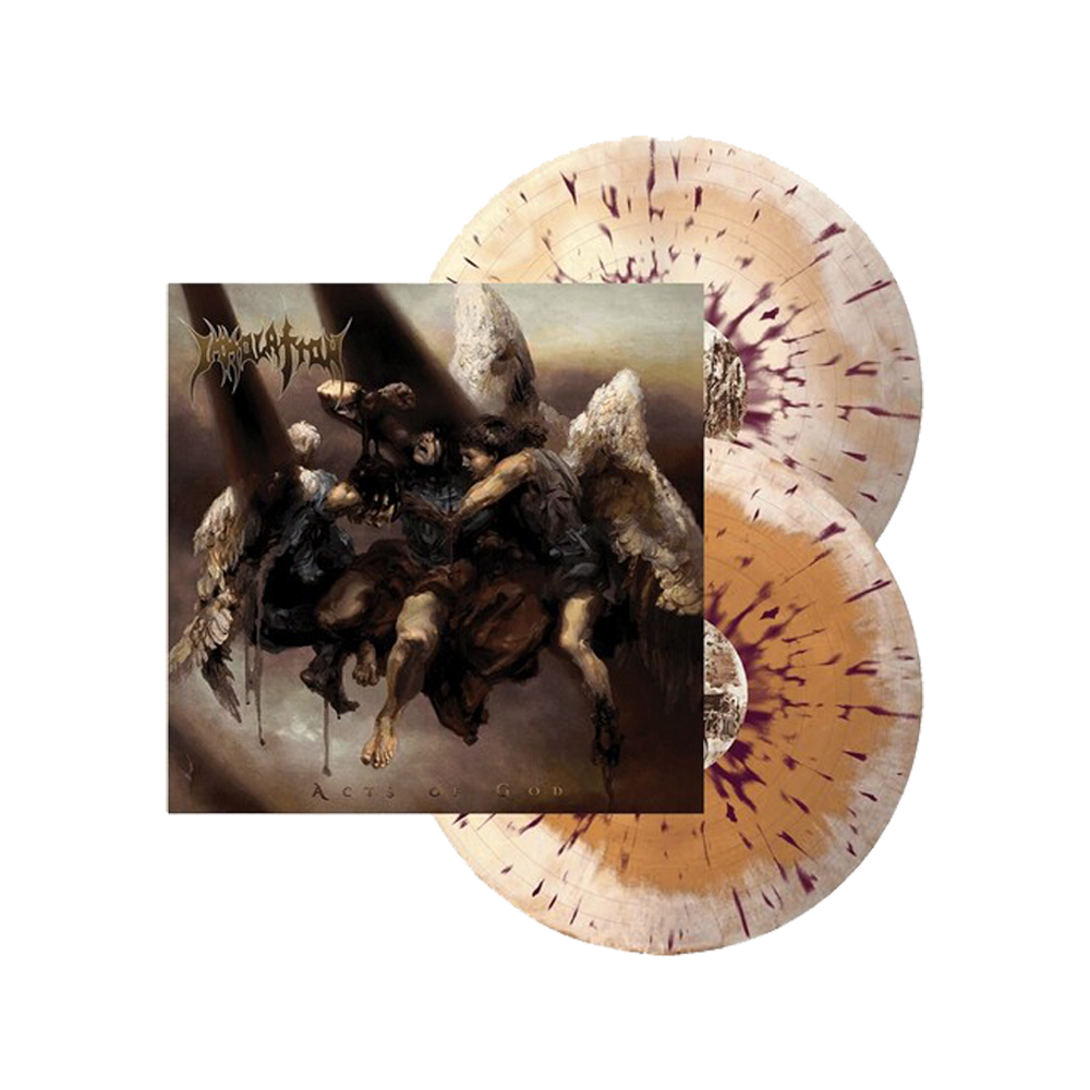 Limited Edition Acts of God Vinyl Record (Bone & Beer with Violet Splatter Design)