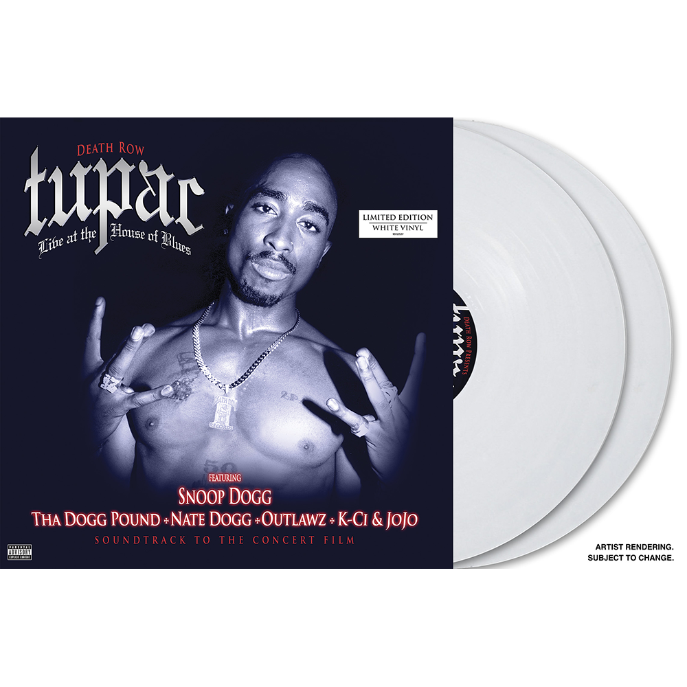 Limited Edition White Vinyl Album - Tupac Shakur's Live Performance At the House of Blues
