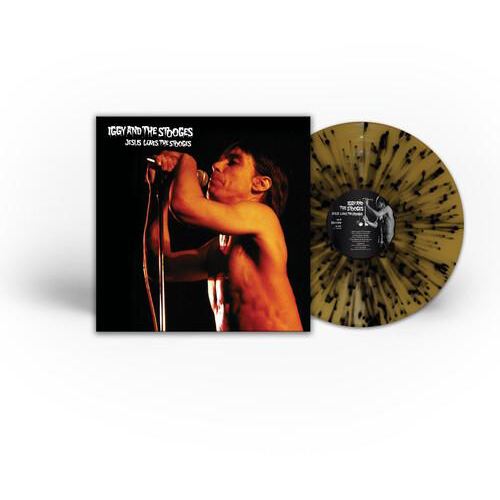 Iggy & The Stooges - Jesus Loves the Stooges Gold & Black Splatter Limited Vinyl LP