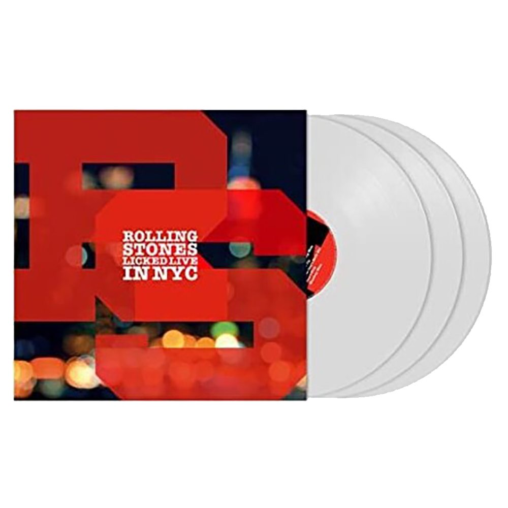 Limited White Edition: The Rolling Stones' Live Performance in NYC - Licked