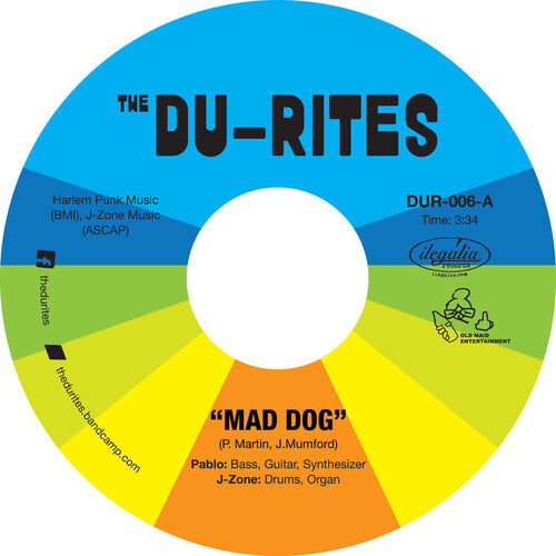 Mad Dog Dynamite Instrumental & Cheap Cologne Inspired Funk - The Du - Rites' Latest 7 - inch Vinyl Release