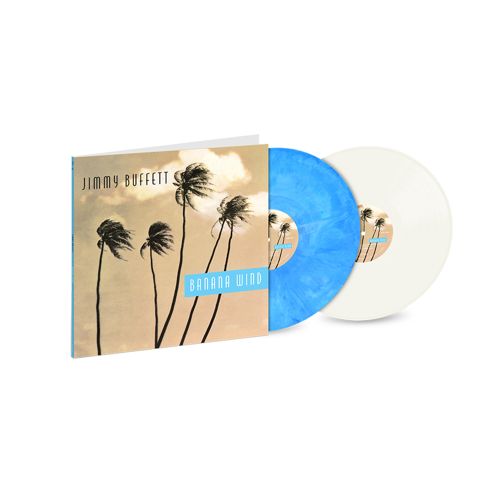 Limited Edition Banana Wind Vinyl in Light Sky Blue and Marshmallow White