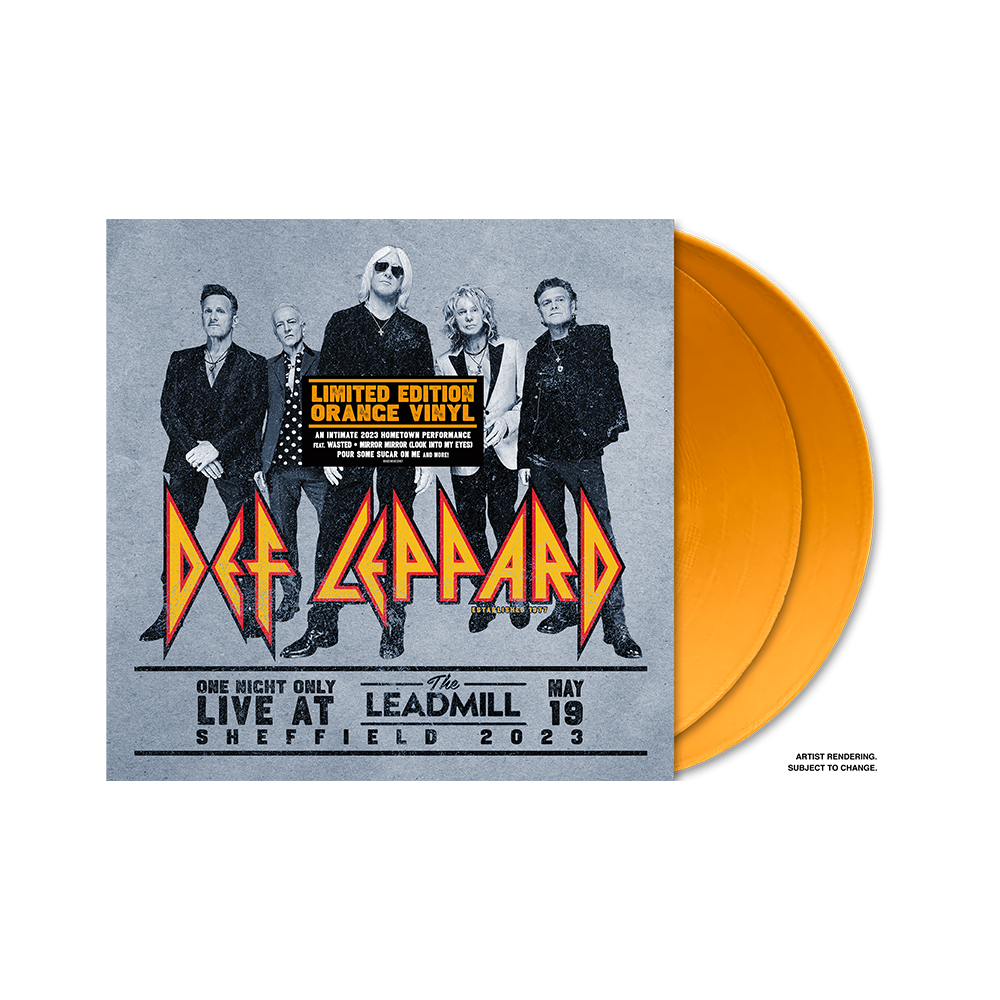 One Night Only Exclusive Orange Limited Edition Vinyl Record Live at The Leadmill Sheffield on May 19, 2023