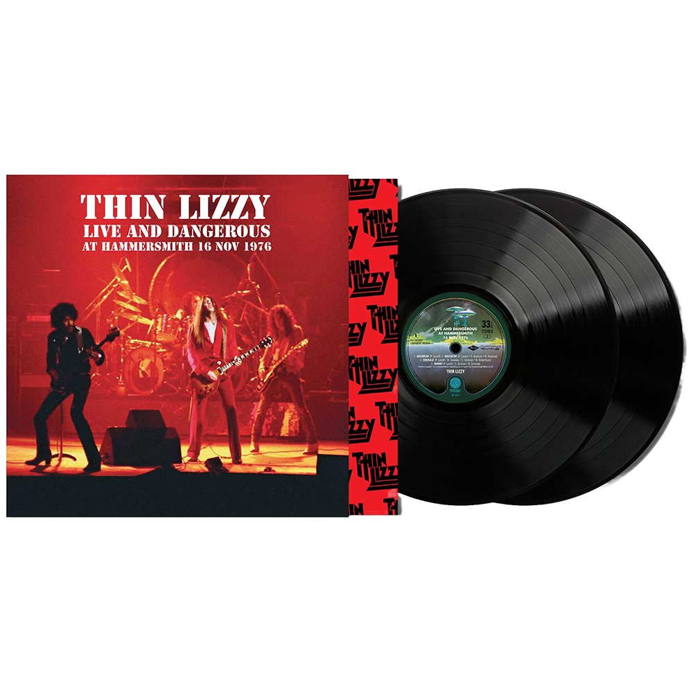 Thin Lizzy's Stunning Live Performance at Hammersmith on 16/11/1976 on Vinyl