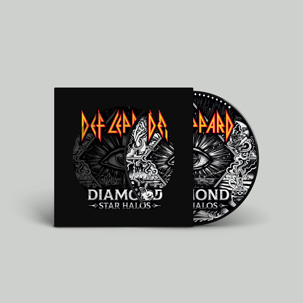 Limited Edition Picture Disc of Diamond Star Halos Album by Def Leppard