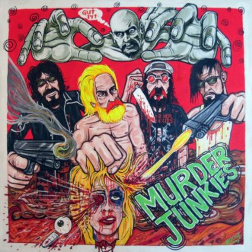 Gut Pit: Brand - New Red 7 - inch Vinyl Scum Rock Record by the Feared Murder Junkies