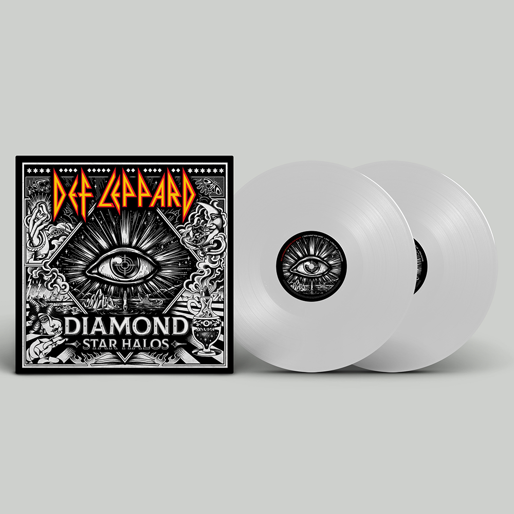 Clear Limited Edition Diamond Star Halos Album by Def Leppard