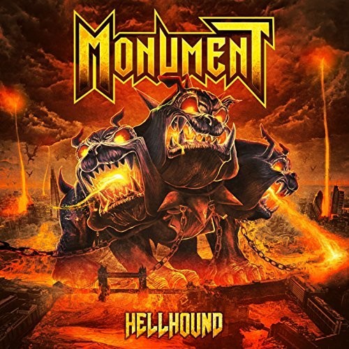 2018 Hellhound - Monument's Captivating Third Studio Vinyl LP of British Heavy Metal