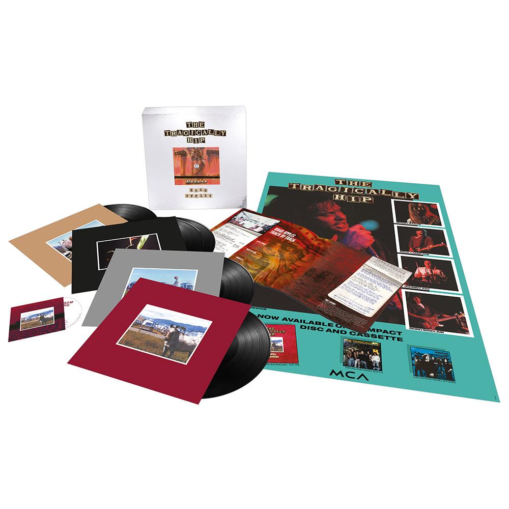 The Tragically Hip's Road Apples 30th Anniversary 5LP Set with BluRay