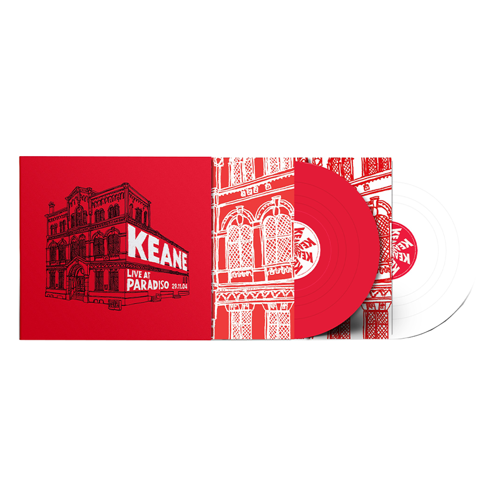 Keane's 2004 Paradiso Live Concert Vinyl - Red & White Limited Edition