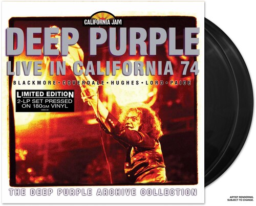 California Jam 1974 - Deep Purple and Emerson, Lake & Palmer Live Double Vinyl LP Recording