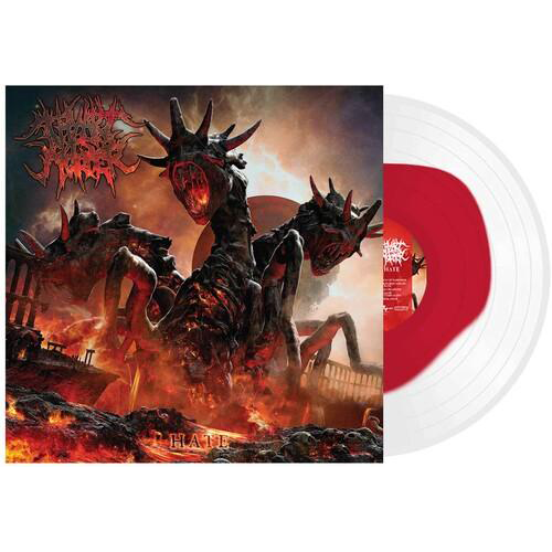 Limited Edition Red-in-Clear Vinyl Album: Hate by Australian Deathcore Band